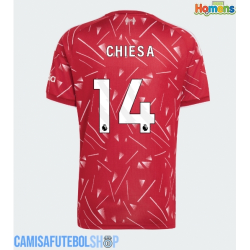 Camisa de time de futebol Liverpool Federico Chiesa #14 Replicas 1º Equipamento 2026-27 Manga Curta
